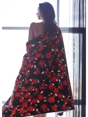 ПЛЕД Victoria's Secret PRINT FLOWERS