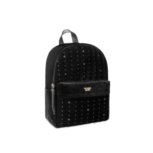 РЮКЗАК Victoria's Secret - Velvet stud city backpack, black