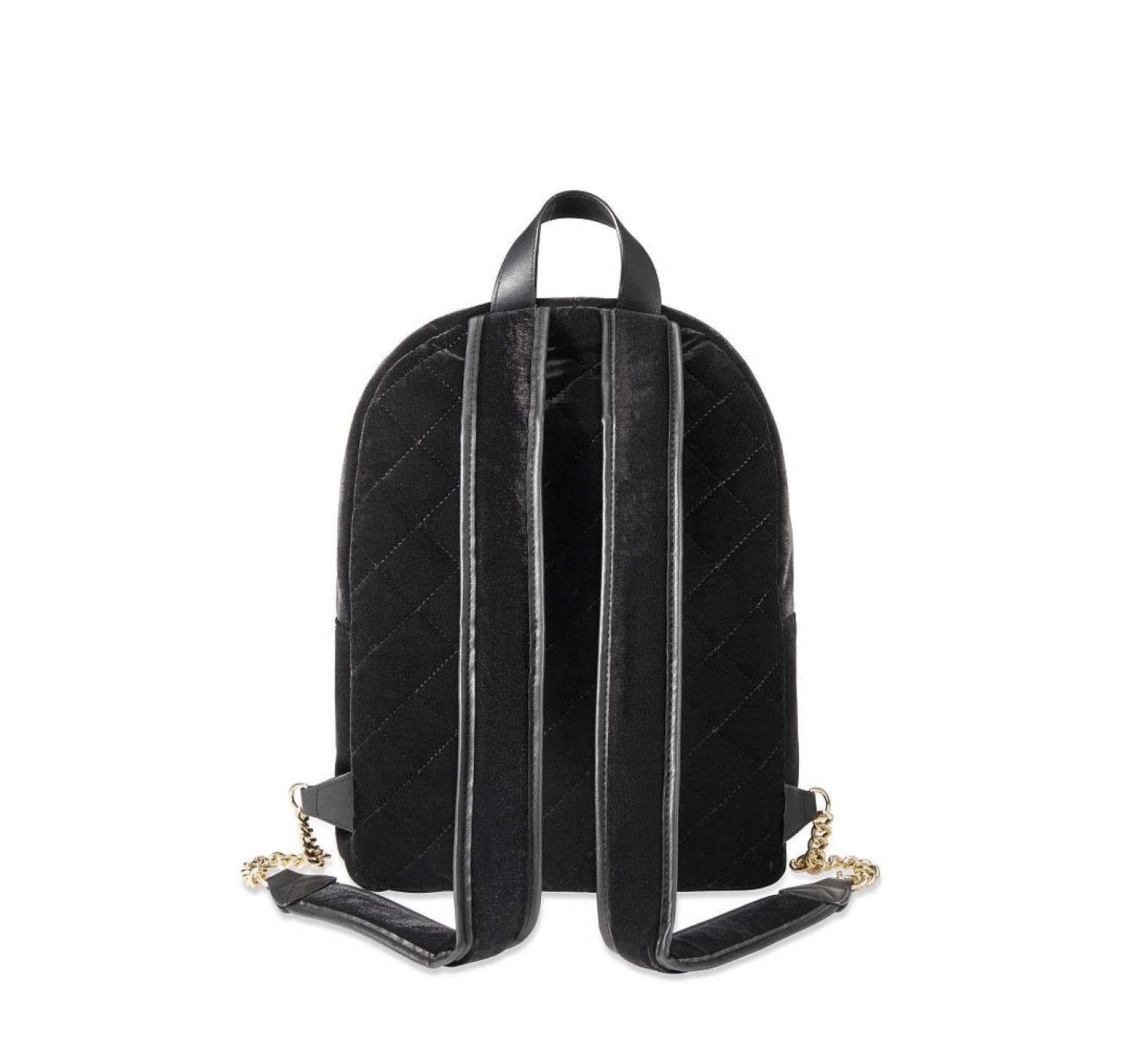 РЮКЗАК Victoria's Secret - Velvet stud city backpack, black