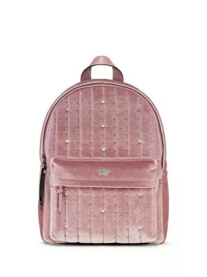 РЮКЗАК Victoria's Secret - Velvet stud city backpack, pink