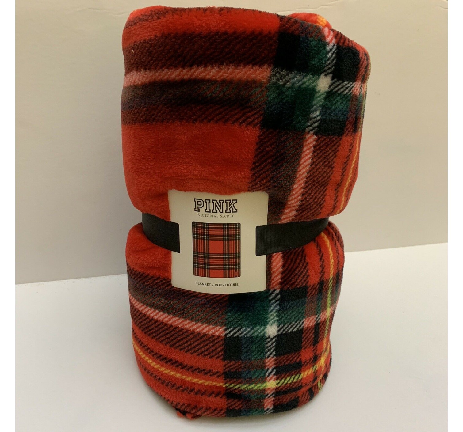 Плед Victoria's Secret Plaid Fleece Cozy Blanket