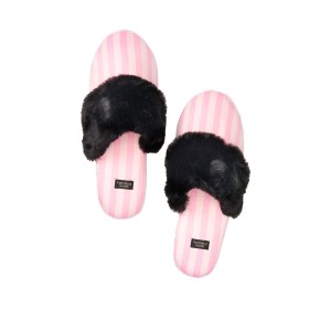 Домашние тапочки Victoria’s Secret Slippers Signature Stripes