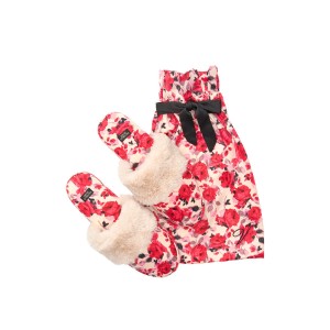 Домашние тапочки Victoria’s Secret Slippers Print Red Roses