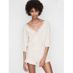 Пижама ромпер Victoria’s Secret White