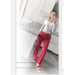 Пижама Victoria’s Secret PJ SET Print Red STARS