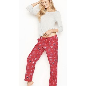 Пижама Victoria’s Secret PJ SET Print Red STARS