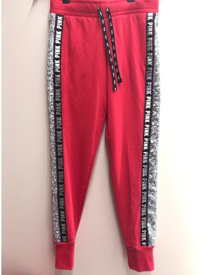 Штани спортивні червоні Victoria's Secret - Red Pepper Sequin Perfect Skinny Jogger - XS(р)