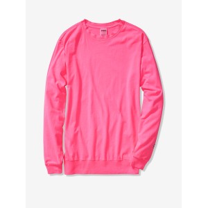 ФУТБОЛКА VICTORIAS SECRET SPORT - LONG SLEEVE - PINK - XS(р)