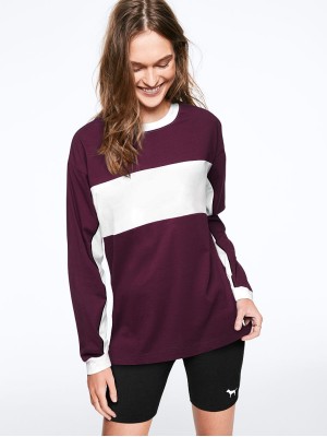 ФУТБОЛКА VICTORIAS SECRET SPORT - LONG SLEEVE - XS(р)