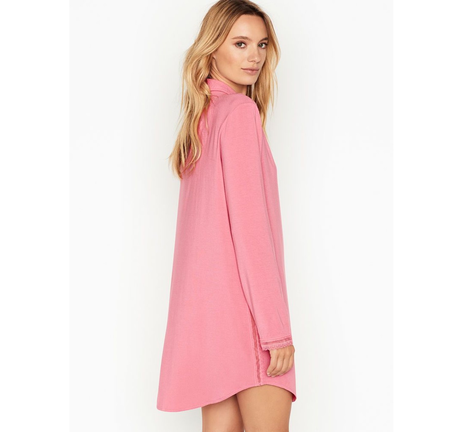ПИЖАМА VICTORIA'S SECRET - НОЧНАЯ РУБАШКА - Supersoft Modal Sleepshirt - Rose Luster 