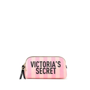 СРЕДНЯЯ КОСМЕТИЧКА SIGNATURE STRIPE BEAUTY BAG - ВИКТОРИЯ СИКРЕТ