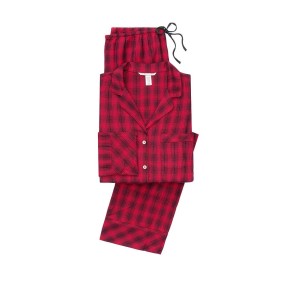 Фланелева піжама Victoria's Secret The Flannel PJ Set Red Shadow Plaid