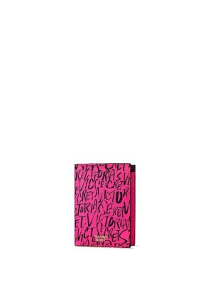 ОБЛОЖКА ДЛЯ ПАСПОРТА LOGO SCRIPT  VICTORIAS SECRET