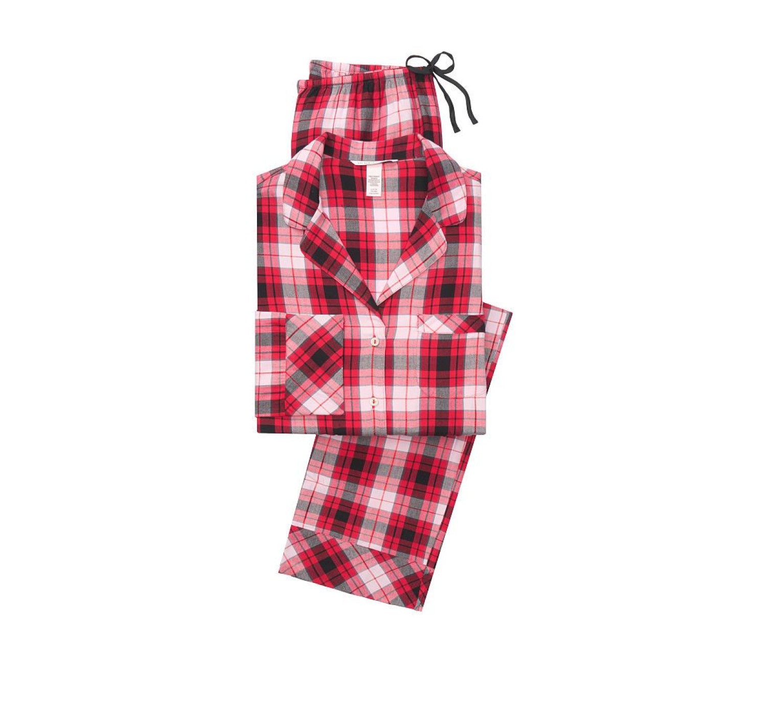 Фланелевая пижама Victoria’s Secret Red Checked Plaid The Flannel PJ
