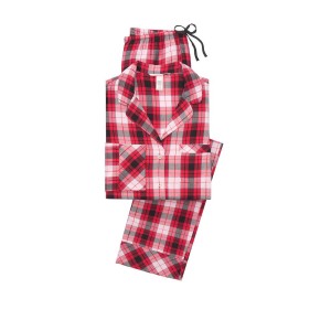 Фланелевая пижама Victoria’s Secret Red Checked Plaid The Flannel PJ