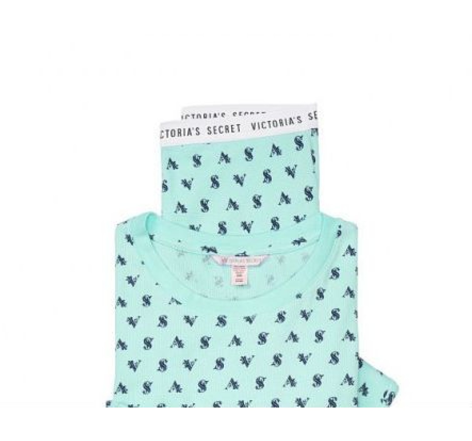 ПИЖАМА - VS LOGO THERMAL SHORT PJ MINT -  VICTORIA’S SECRET - S(р)
