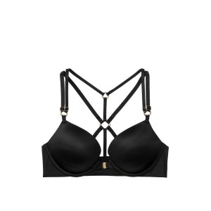 БЮСТГАЛЬТЕР VERY SEXY BRA - VICTORIA'S SECRET - ФРАНТ CLOSE BOMBSHELL - ADDS 2 CUP SIZES - BLACK - 34B(р)