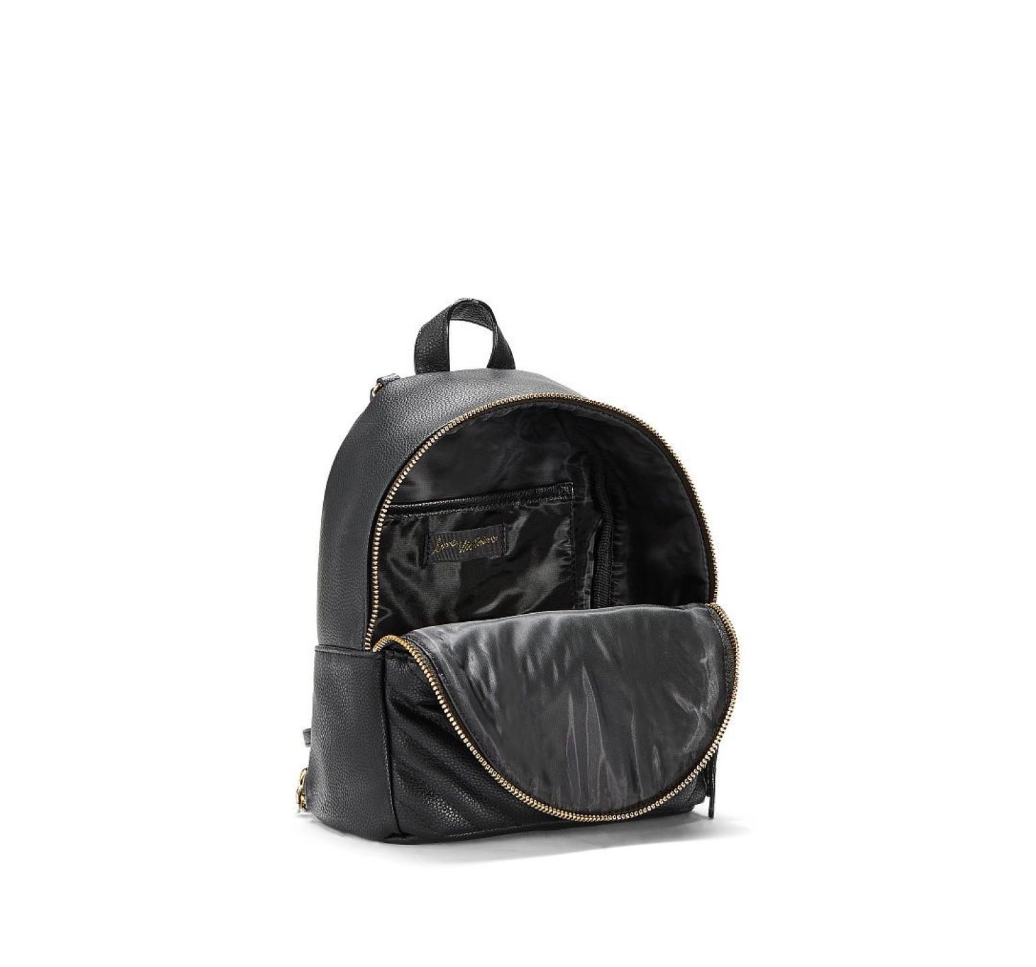 РЮКЗАК ЧОРНИЙ Вікторія Сікрет PEBBLED V-QUILT SMALL CITY BACKPACK