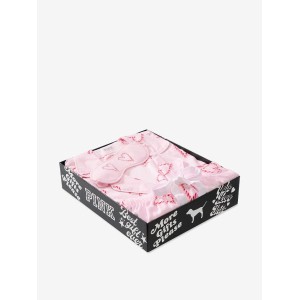 Піжама Victoria's Secret THE LIGHTWEIGHT BOXER PJ SET Print ANGEL PINK TYPED
