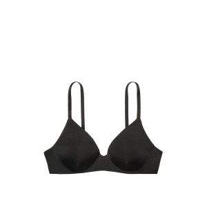 Черный бюстгальтер Victoria’s Secret Lightly Lined Wireless Bra Black