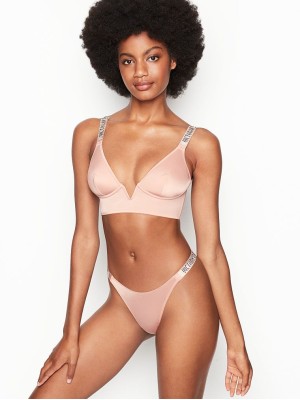 БЮСТГАЛЬТЕР LUX BRA EMBELLIISHED STRAP V-Wire LONG LINE BRA - VICTORIA'S SECRET