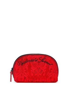 СРЕДНЯЯ КОСМЕТИЧКА АЖУРНАЯ C ЛОГО VICTORIA'S SECRET