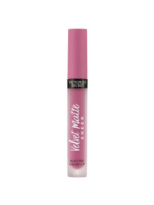 БЛЕСК ДЛЯ ГУБ Victoria’s Secret - Кремовая помада - Velvet Matte BLOTTED liquid lip SHEER