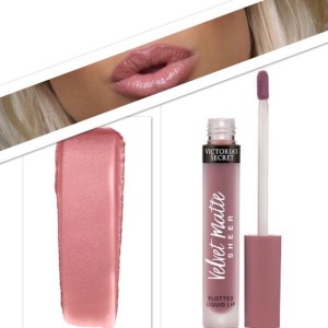 БЛЕСК ДЛЯ ГУБ Victoria’s Secret - Кремовая помада - Velvet Matte BLOTTED liquid lip SHEER