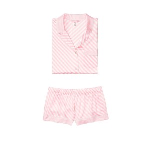 САТИНОВАЯ ПИЖАМКА - CLASSIC STRIPES, SHORT - VICTORIA’S SECRET - S(р)