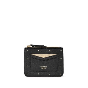 БРЕЛОК - КЛЮЧНИЦЯ - BLACK STUDDED CARD CASE