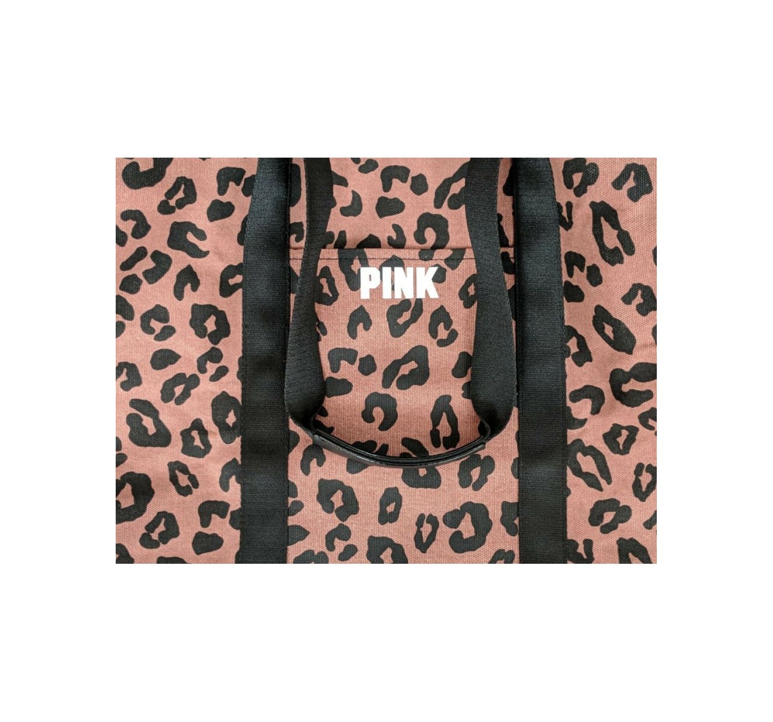 ПЛЯЖНАЯ СУМКА VICTORIAS SECRET TOTE WEEKENDER BAG - WILD LEOPARD PRINT