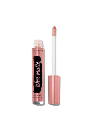 БЛЕСК ДЛЯ ГУБ Victoria’s Secret - Кремовая помада - Velvet Matte FLASH - Metallic liquid lip