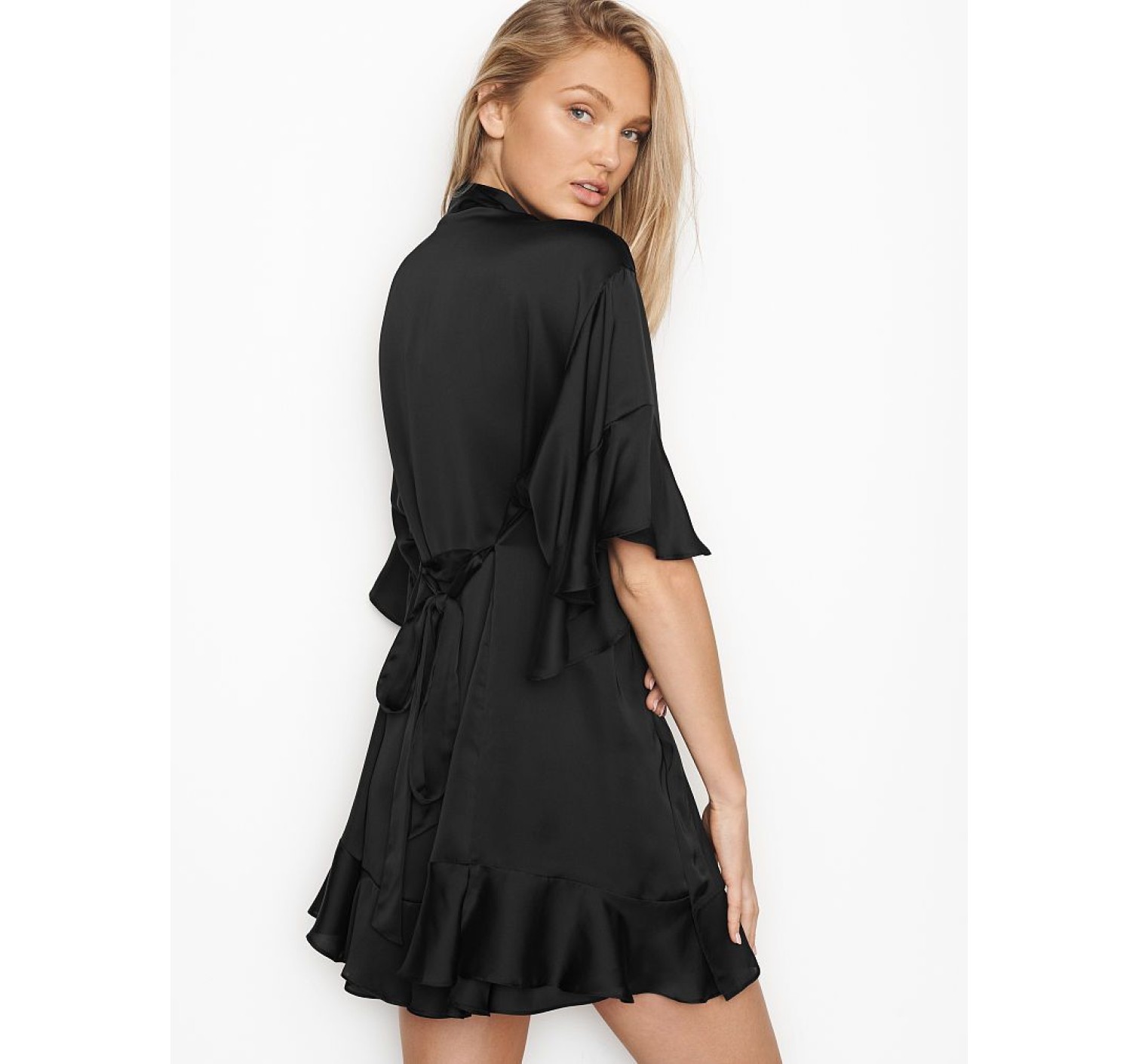 Халат Victoria’s Secret Satin Black