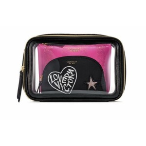 3 в 1 косметичка Victoria’s Secret VS Patch Backstage Nested Trio