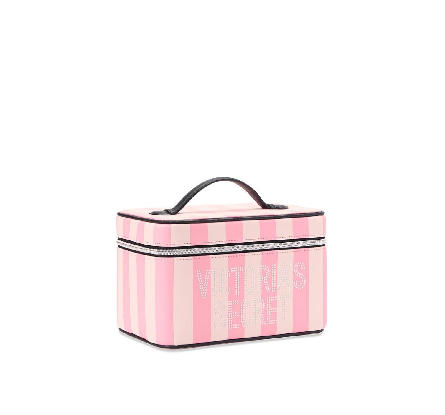 БЬЮТИ КЕЙС VICTORIA'S SECRET Signature Stripe Runway Vanity Case