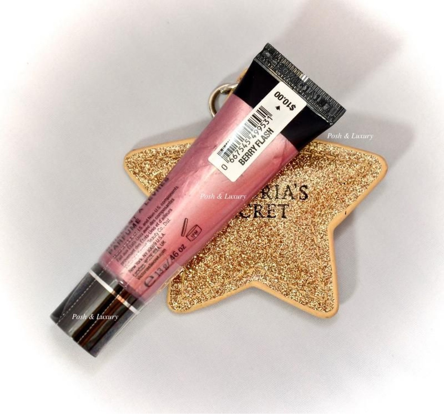 БЛЕСК ДЛЯ ГУБ - BERRY FLASH - SATIN GLOSS - VICTORIA'S SECRET