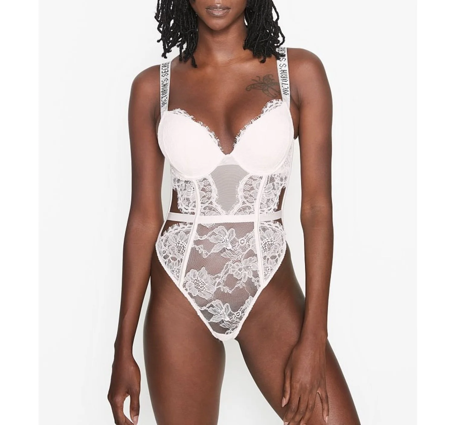 Боди Victoria's Secret Very Sexy Bombshell coconut white