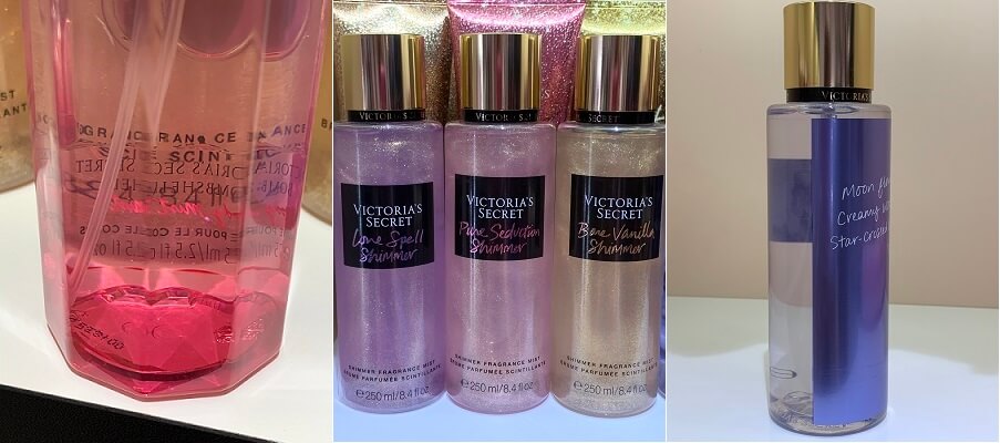 Фото оригінальних спреїв Victoria's Secret